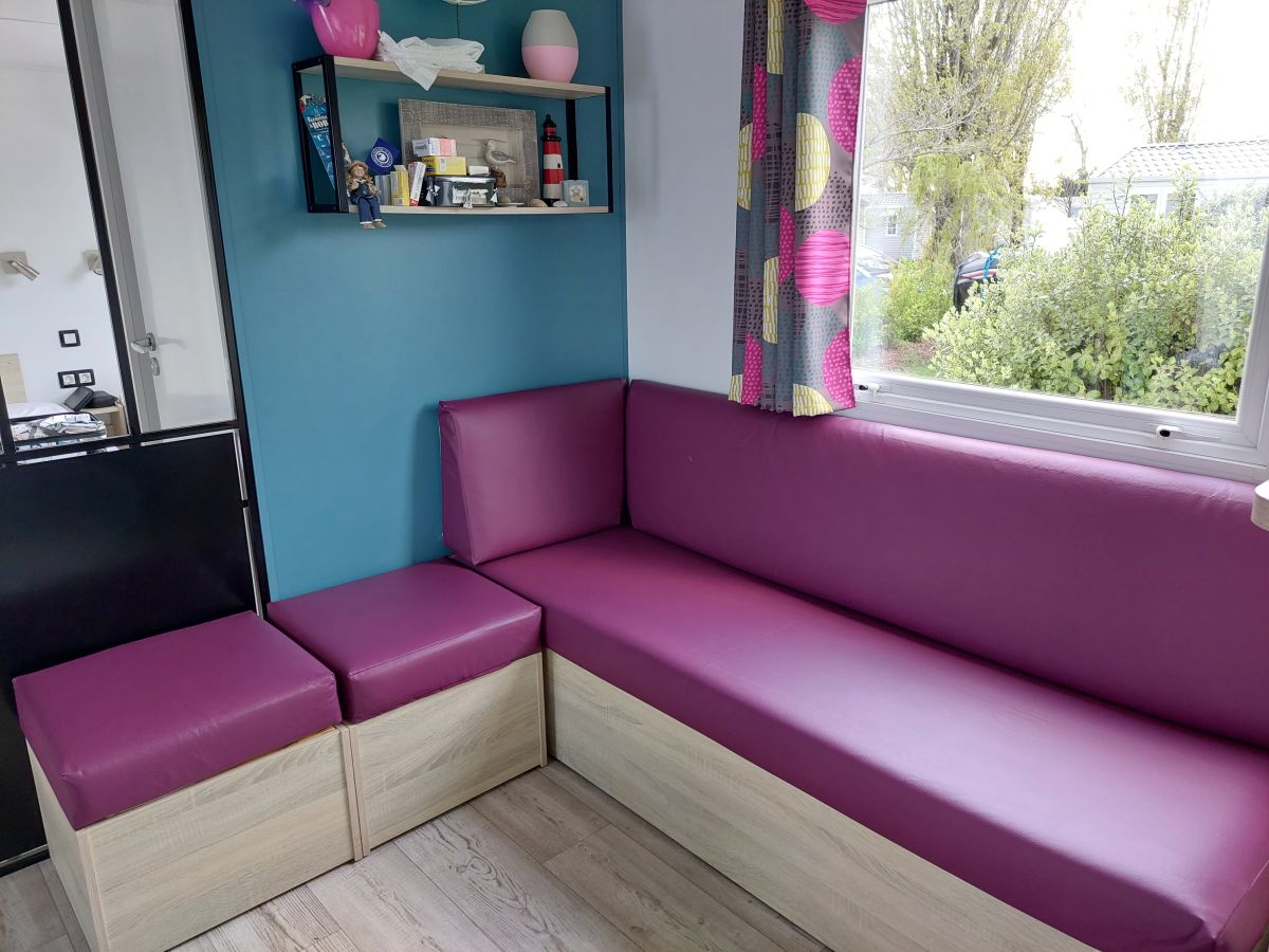 des coussins sur mesure pour mobil home